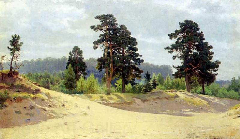 Ivan Shishkin Edge of Forest France oil painting art